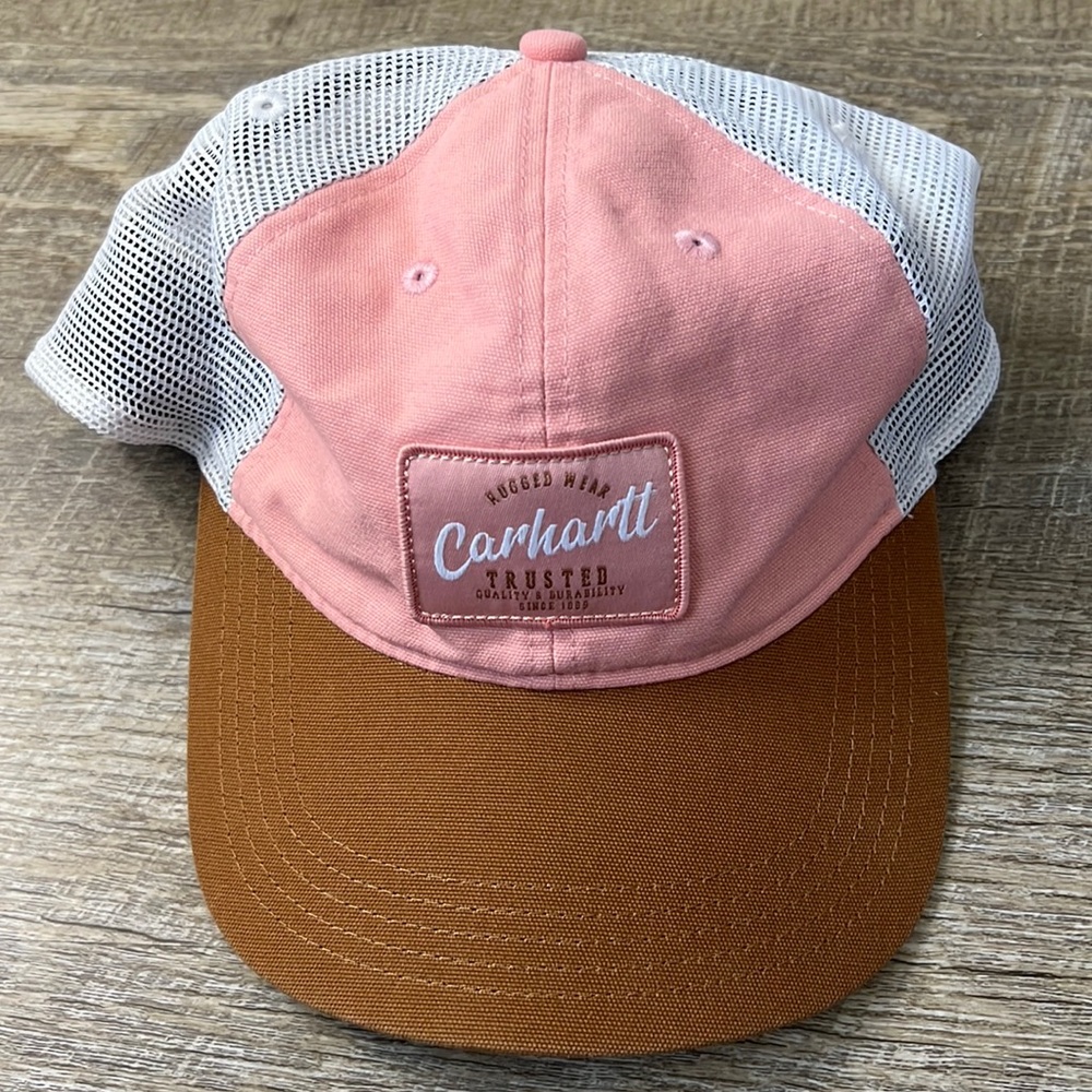 NWOT Carhartt Pink Mesh Adjustable Cap